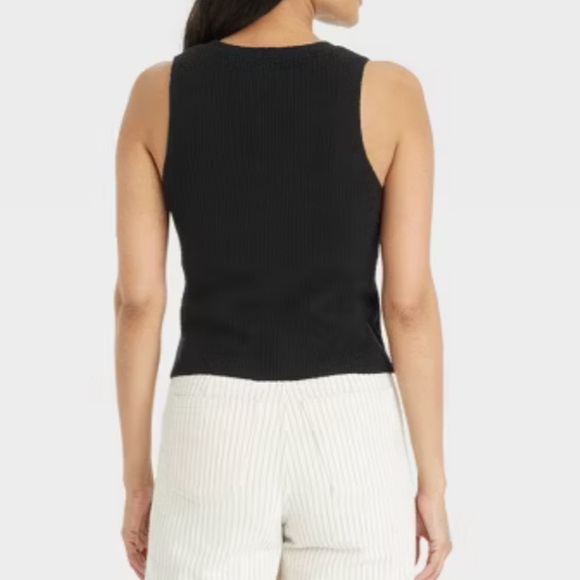 Universal Thread Ribbed Button-Up sweater vest - Picture 3 of 6